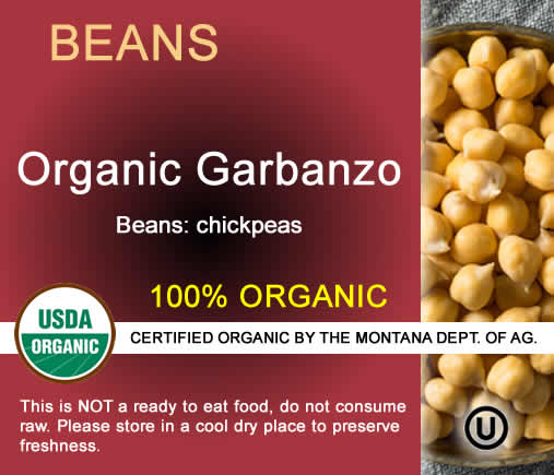 Organic Garbanzo Beans (Chickpeas)
