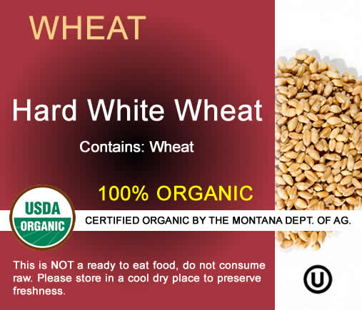 Organic Hard White Wheat