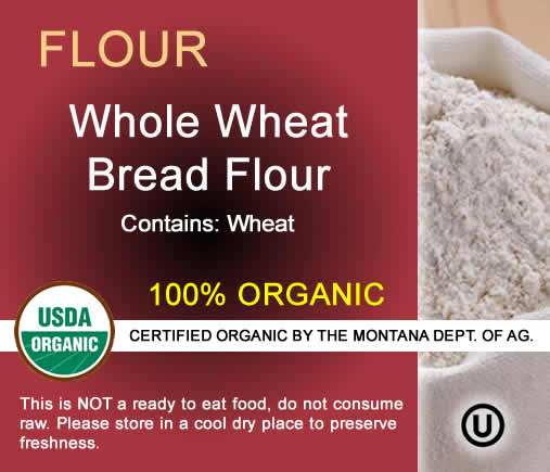 Organic Whole Wheat Bread Flour