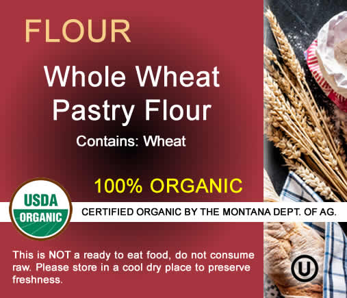 Organic Whole Wheat Pastry Flour